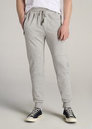 Wearever French Terry Joggers for Tall Men in Grey Mix