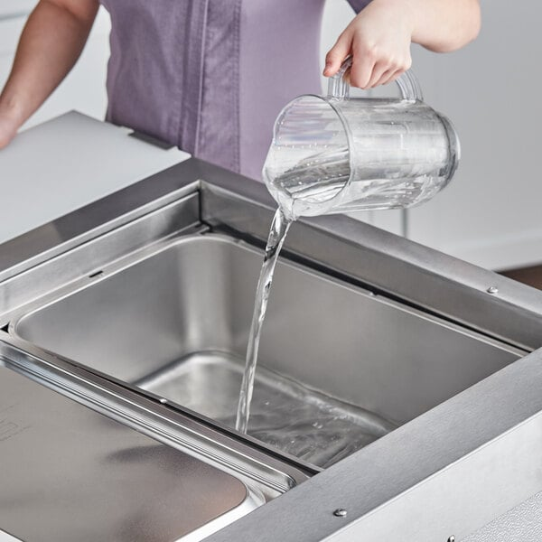 Choice Full Size 6" Deep Stainless Steel Steam Table Spillage Pan - 24 Gauge