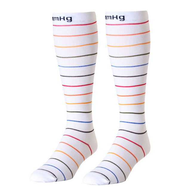 mmHg Compression Socks Pinstripe 20-30mmHg