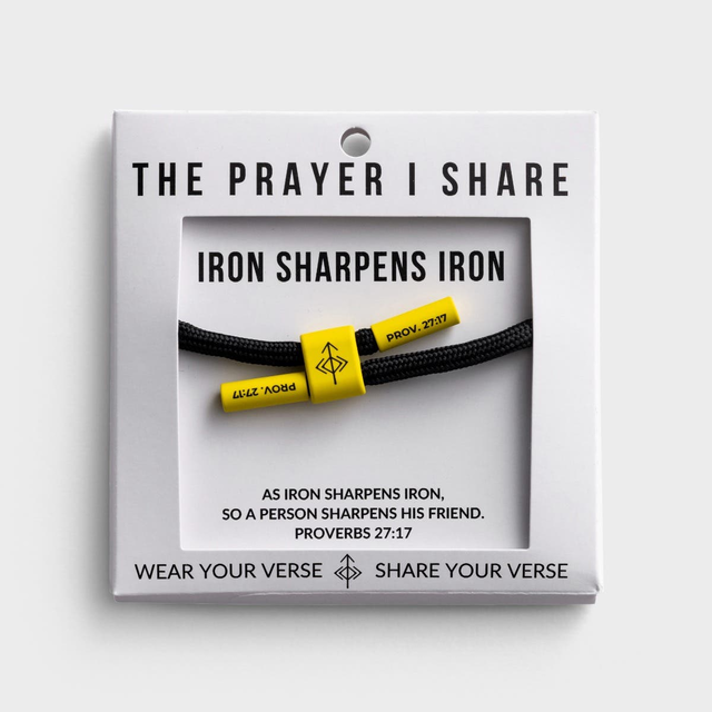 The Prayer I Share - Iron Sharpens Iron Bracelet
