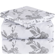 Jersey Knit 100% Cotton 4-Piece Bed Sheet Set