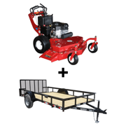 Bradley 48WT-BS25 48" Walk Behind Mower Util Trailer Package