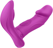 Wiggling Wearable Vibrator Hands Free - Dildo Sex Toy