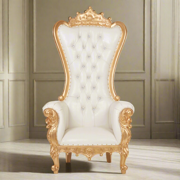 Crown Top Tiffany Throne Chair