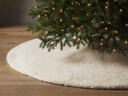 Faux Sherpa Tree Skirt in Ivory