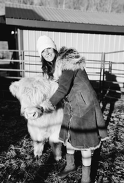 Theodora Hooded Toscana Sheepskin Coat