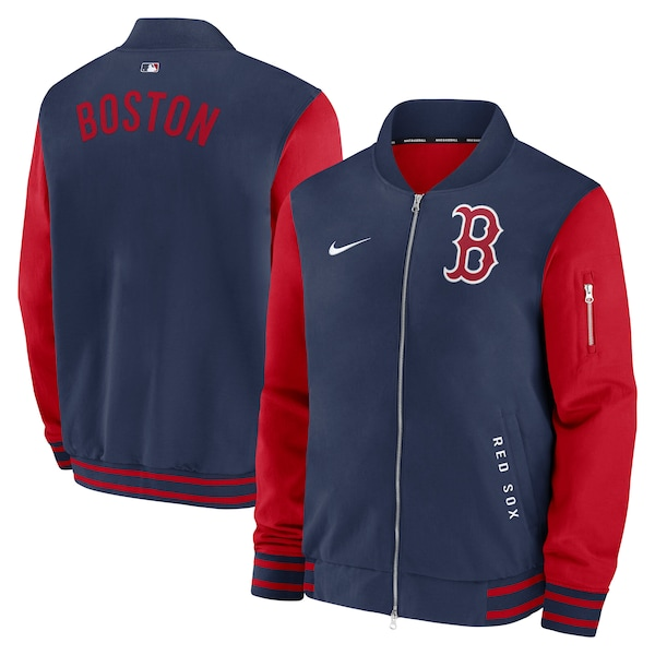 Boston Red Sox Nike Authentic Dugout Bomber Jacket - Mens