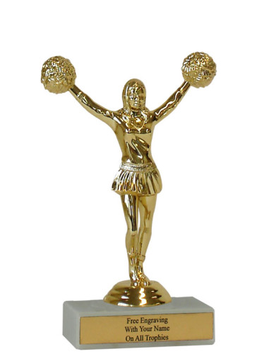 Budget Cheerleading Award Trophy