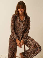 Long Pajama Set - RIXO Classic Leopard