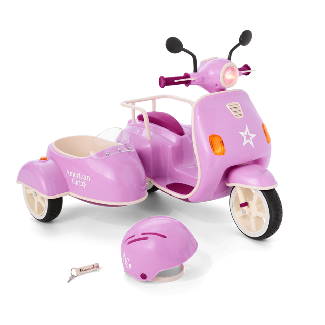 Hit the Road Scooter & Sidecar for 18-inch Dolls
