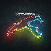 Circuit De Spa-Francorchamps Neon Race Track