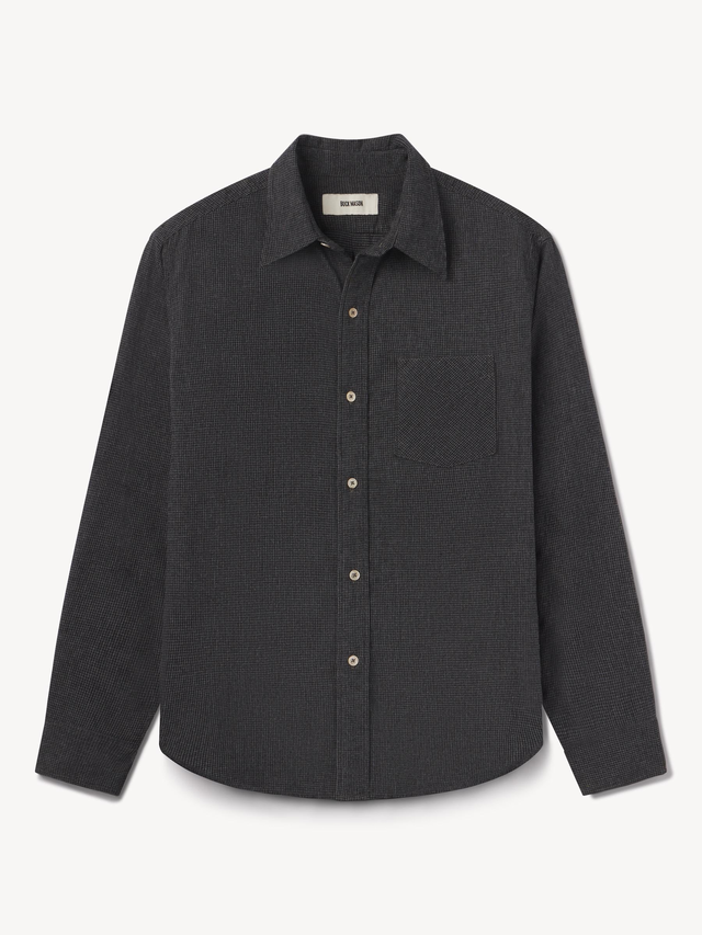Charcoal Chainmail Check Pacific Twill Flannel Bd Shirt