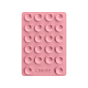 Grippy | Pink Silicone Suction Phone Mount with MagSafe