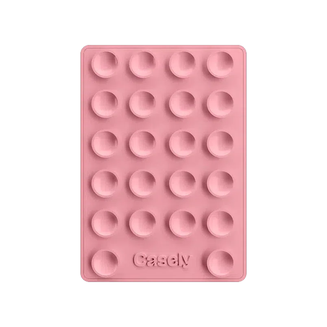 Grippy | Pink Silicone Suction Phone Mount with MagSafe