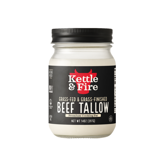 100% Grass-Fed & Finished Beef Tallow - 14 oz