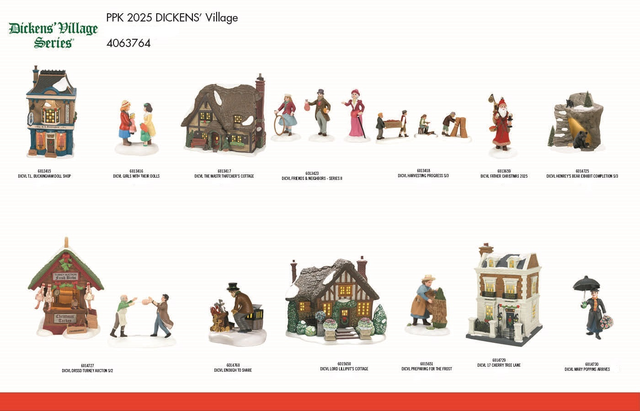All New For 2025 Dickens Village Lit Buildings And Accessories