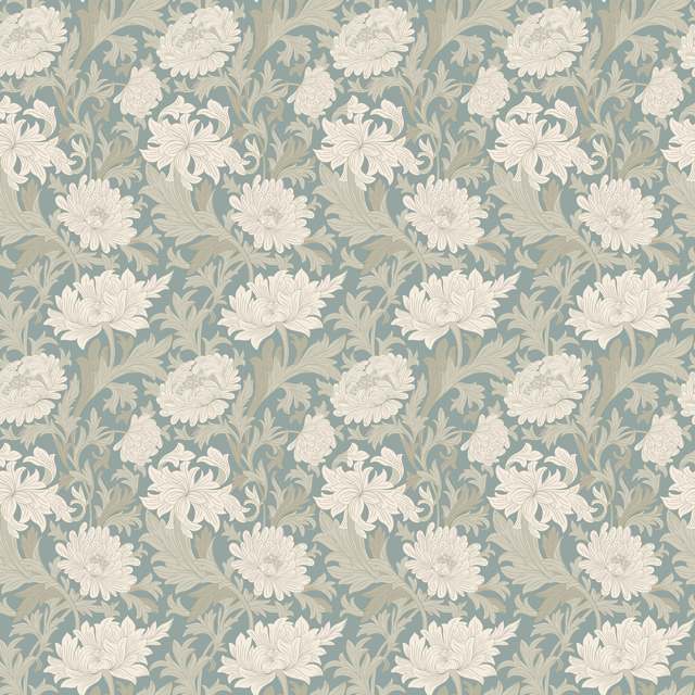 Olivia Floral in Cornflower