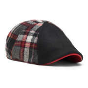 The Vampire Head Boston Scally Cap - Blood Moon Plaid