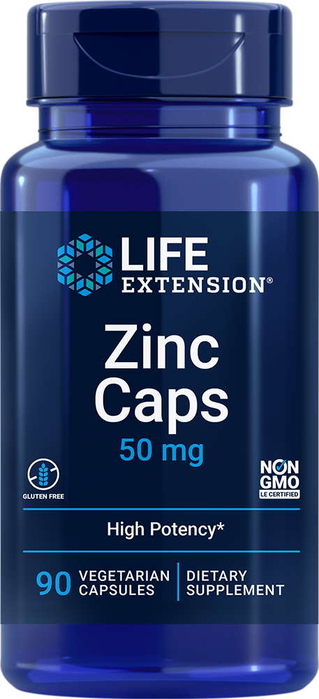 Zinc Caps, 50 mg, 90 vegetarian capsules