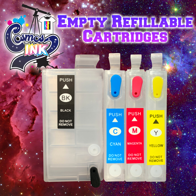 Empty Refillable Cartridges for Epson WF-7710, 7720, 7610, 7620, 7110, 7210, 3640, 3620 | Cosmos Ink®