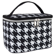 Cosmetic Travel Case - Houndstooth Print