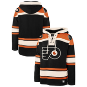 Philadelphia Flyers '47 Superior Lacer Pullover Hoodie - Black
