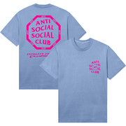 Men's AntiSocialSocialClub x UFC Light Blue Ultimatum T-Shirt