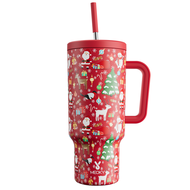 40oz Tumbler With Straw Christmas Collection