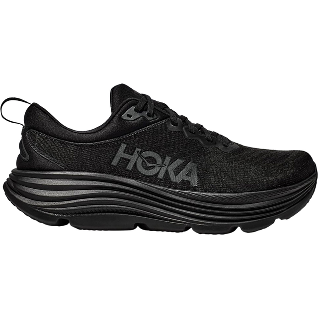 Women's Hoka Gaviota 5 Black/Black Mesh (Stability Support)