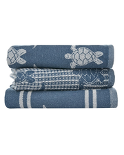 Turtle Kitchen Towel Bundle - Assorted 3 Pack