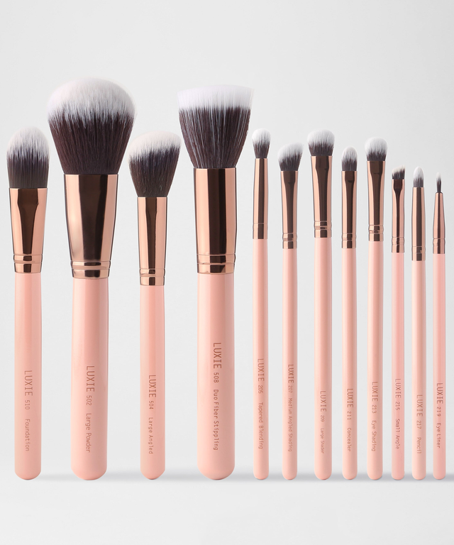 Luxie Signature Rose Gold Brush Set