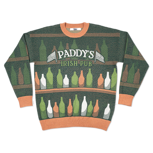 It's Always Sunny in Philadelphia 2024 Paddy's Pub Knit Holiday Sweater
