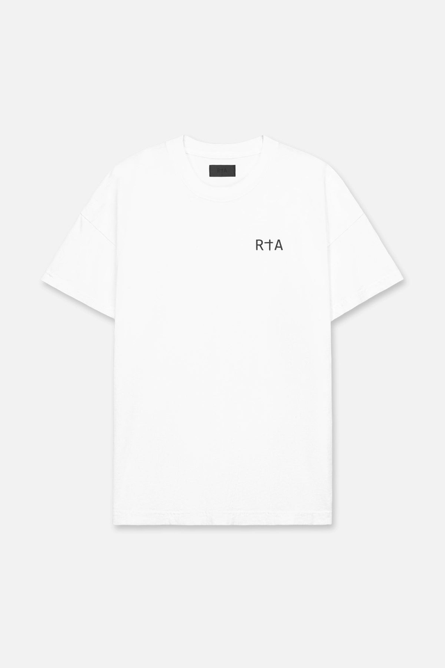 COLIN SHORT SLEEVE TEE | WHITE CHEST LOGO