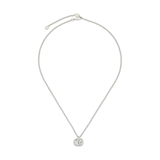 Sterling Silver GG Marmont Necklace