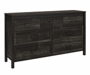 Silverton Black Oak 7-Drawer Dresser