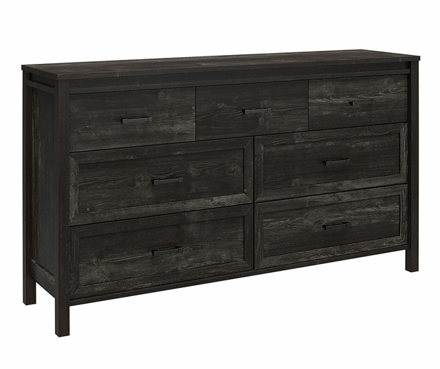 Silverton Black Oak 7-Drawer Dresser