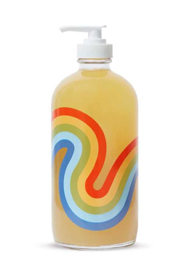 Mind and Body Wash Refillable Glass