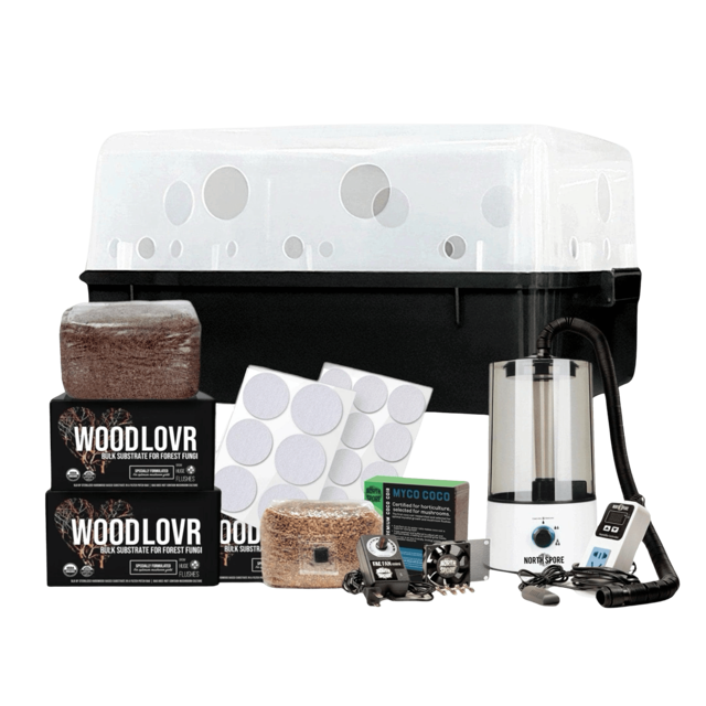 Automated 'Boomr Bin' + Wood-Loving Substrates Monotub Kit