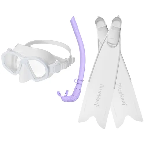 Blue Reef Static Freediving Mask, Fins & Snorkel Set