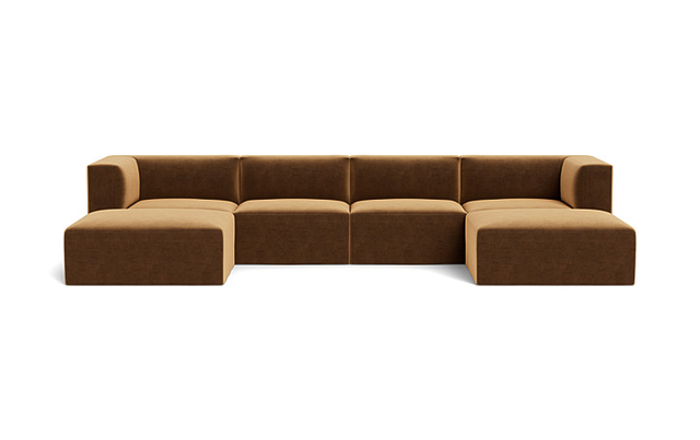 Simon Slipcovered Modular U-Chaise Sectional