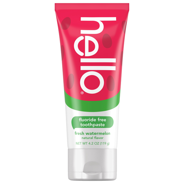 kids natural watermelon fluoride free toothpaste