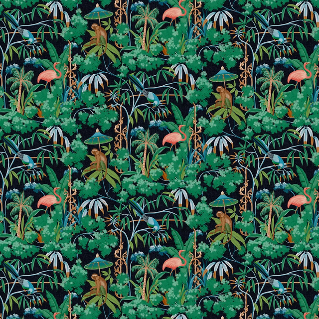 Curious Canopy by Graham & Brown - Night - Wallpaper - 121455