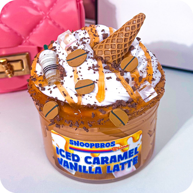 Iced Caramel Vanilla Latte Slime