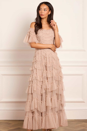 Aviana Off-Shoulder Gown
