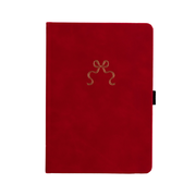 DOORBUSTER | Bow in Red - Dot Grid Notebook - 128 pages