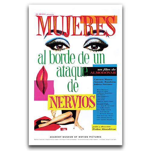 MUJERES AL BORDE DE UN ATAQUE DE NERVIOS POSTER