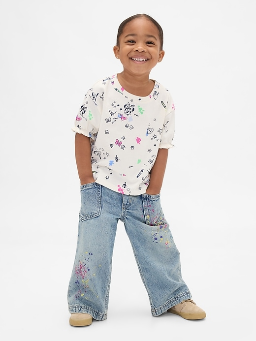 Baby & Toddler Pull-On Baggy Wide-Leg Jeans