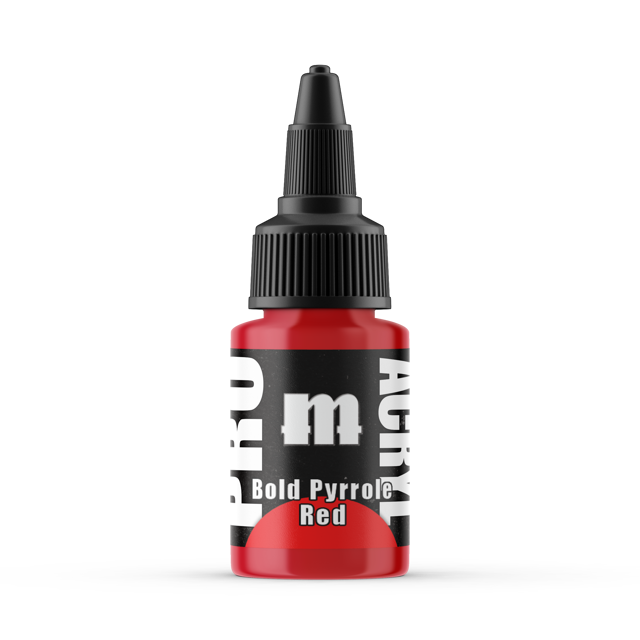 003-Pro Acryl Bold Pyrrole Red