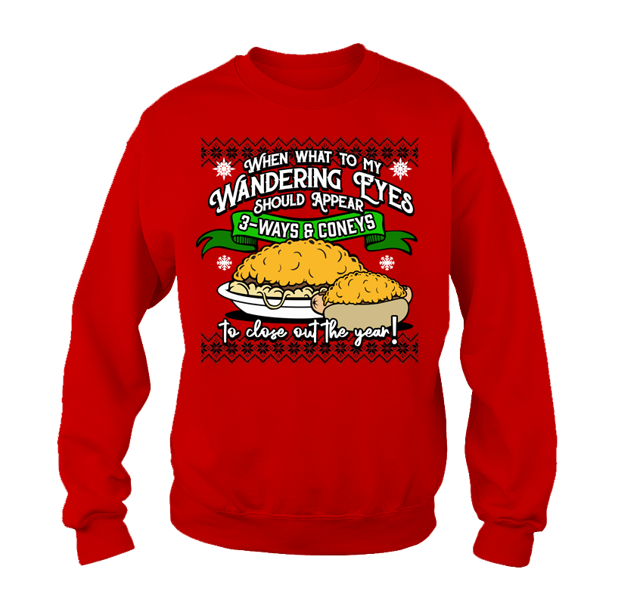 Wandering Eyes Chili Christmas Sweater