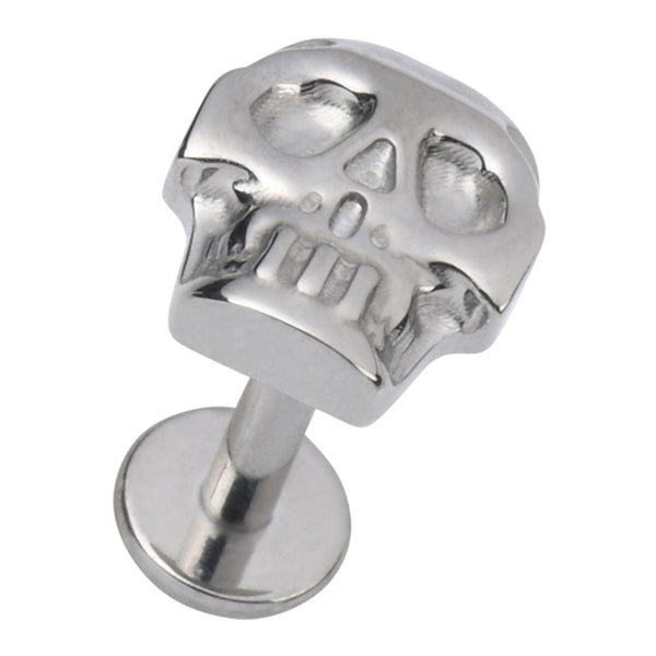 16g Skull Titanium Labret